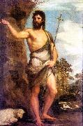 TIZIANO Vecellio St. John the Baptist er USA oil painting artist